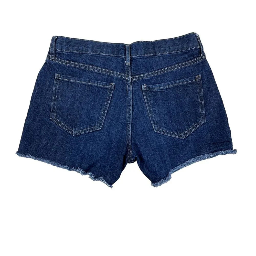 Old Navy Women's 2 Dark Rinse Cutoff Denim Shorts with 3